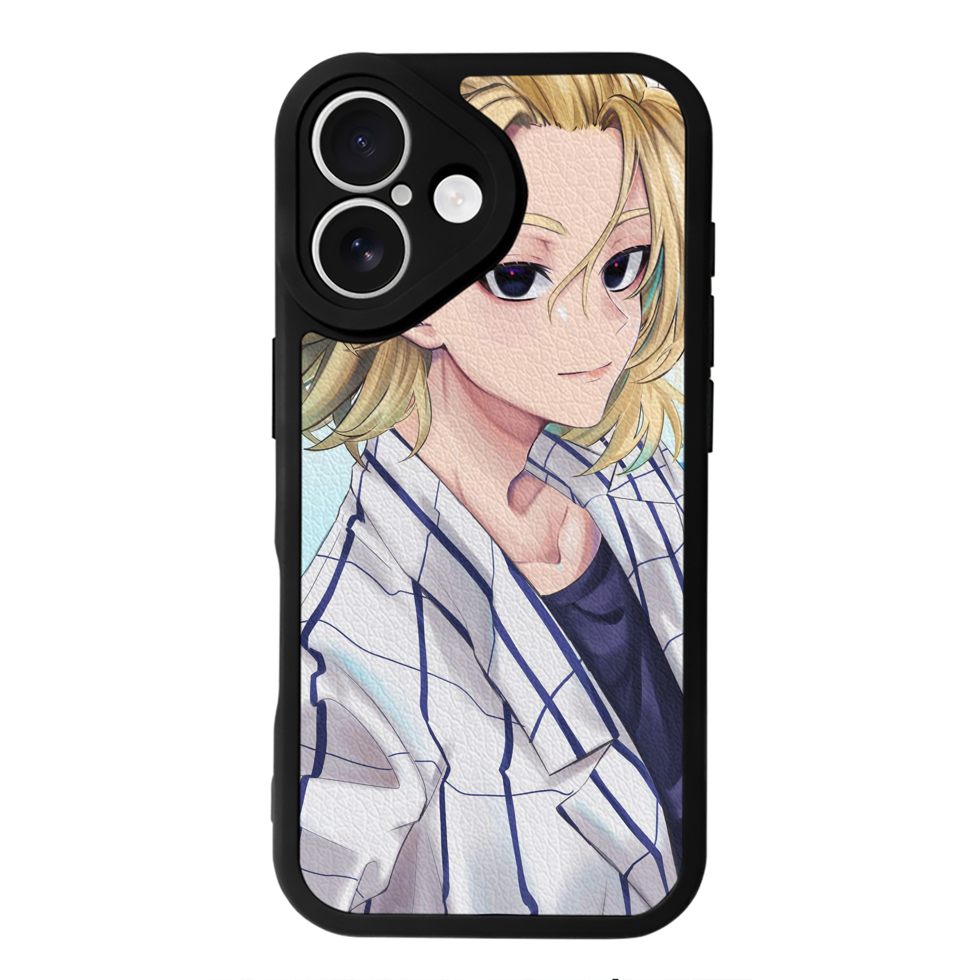 （画像用） 東京リベンジャーズ Tokyo Revengers 【iPhone 16シリーズ対応】シリコンスマホケース（レザー調） 材質：シリコン